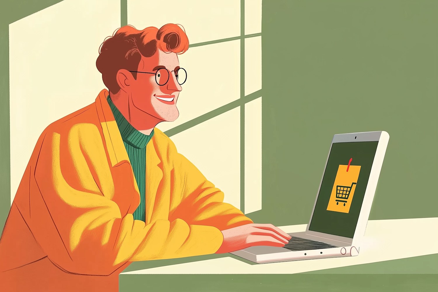 An entrepreneur uses an online platform to register their dropshipping business digitally, streamlining the startup process.