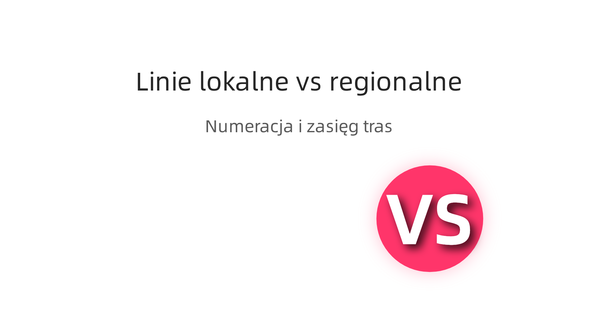 Infografika porównująca charakterystykę lokalnych i regionalnych linii autobusowych PKS Wrocław, ich zakres i numerację.